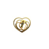 Chopard Cuorissimo Rose Gold Pink Sapphire Heart Ladies Earclips