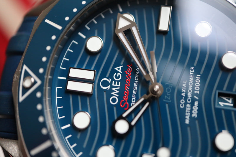 Omega Seamaster 300 co-axial 42mm blue
