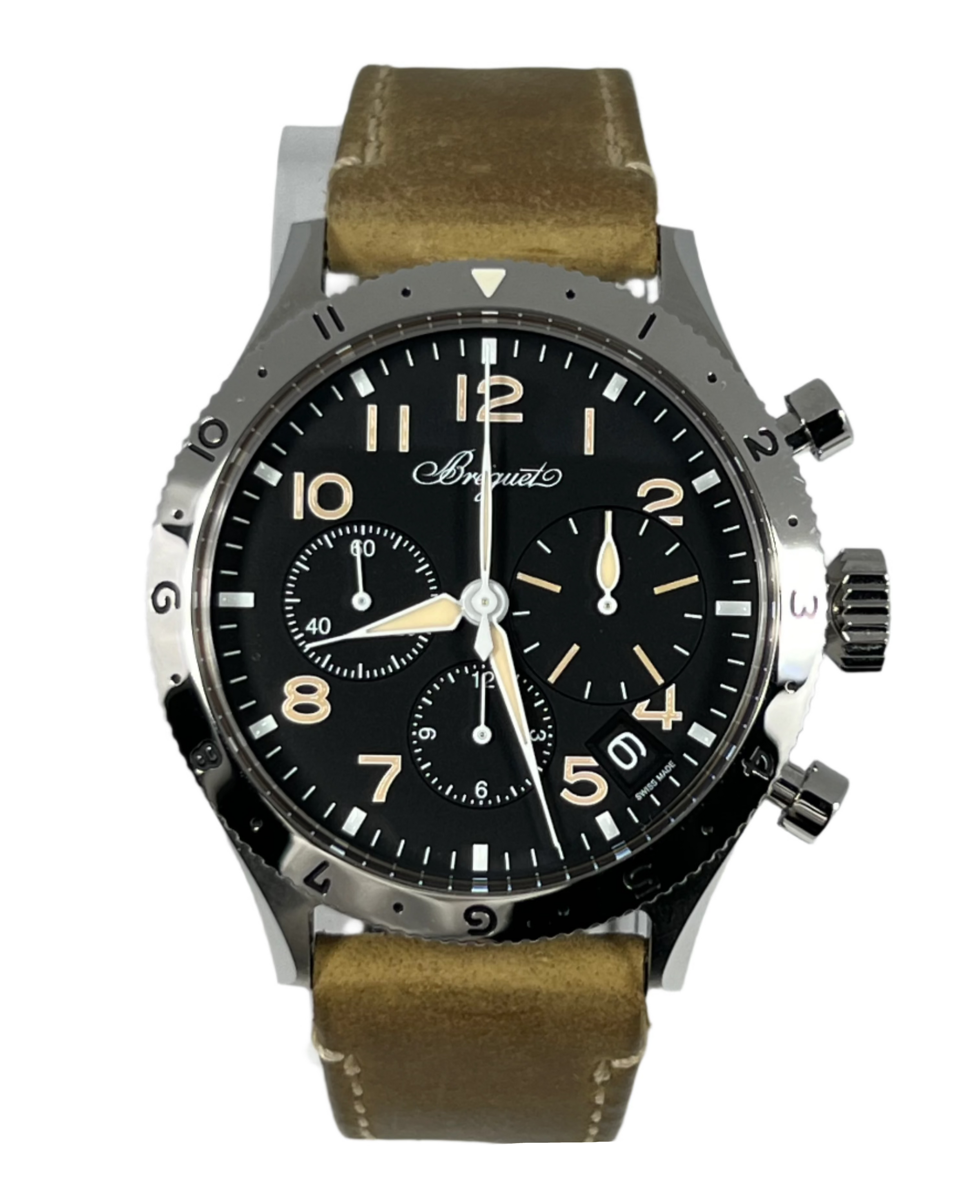 Breguet Type XX - XXI - XXII Chronograph Stainless steel Man's Watch