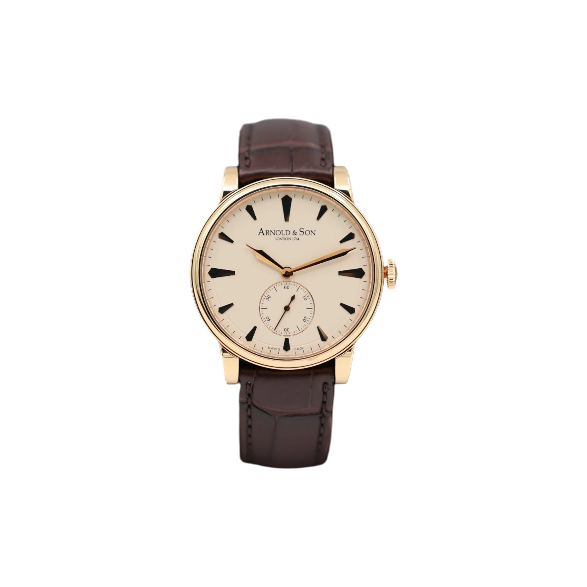 Arnold & Son - HMS1 18k Red Gold - Cream Dial - 1LCAP.W01A.C110A - 2023