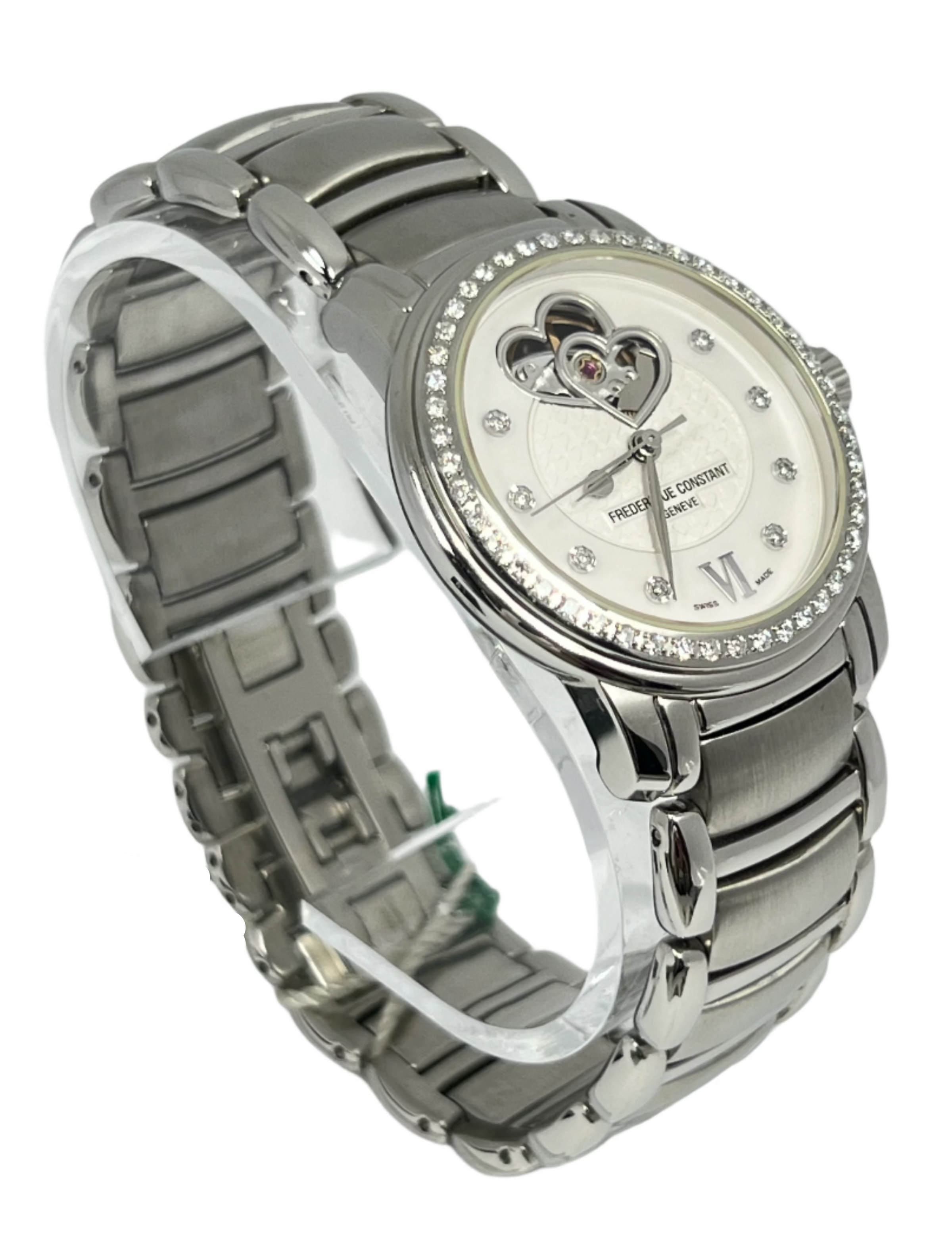Frederique Constant Heart Beat Stainless steel & Diamonds Lady's Watch