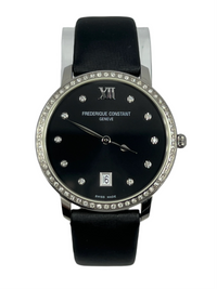 Frederique Constant Slimline Stainless steel & Diamonds Lady's Watch
