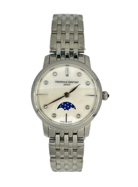 Frederique Constant Slimline Moon Phase Stainless steel Lady's Watch