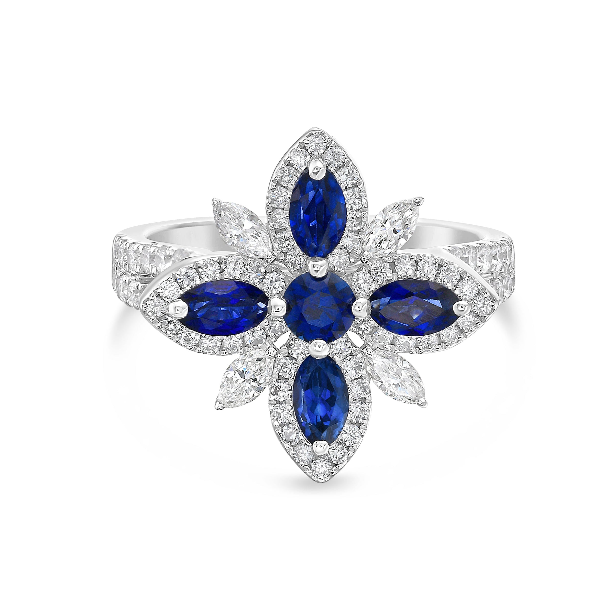 Diamond and Sapphire Ring