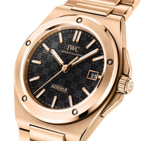 2025 Model IWC Ingenieur Automatic 40mm - Ref: IW328702 Black Dial in 18K Rose Gold Case