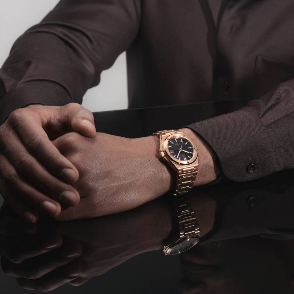 2025 Model IWC Ingenieur Automatic 40mm - Ref: IW328702 Black Dial in 18K Rose Gold Case