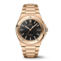 2025 Model IWC Ingenieur Automatic 40mm - Ref: IW328702 Black Dial in 18K Rose Gold Case