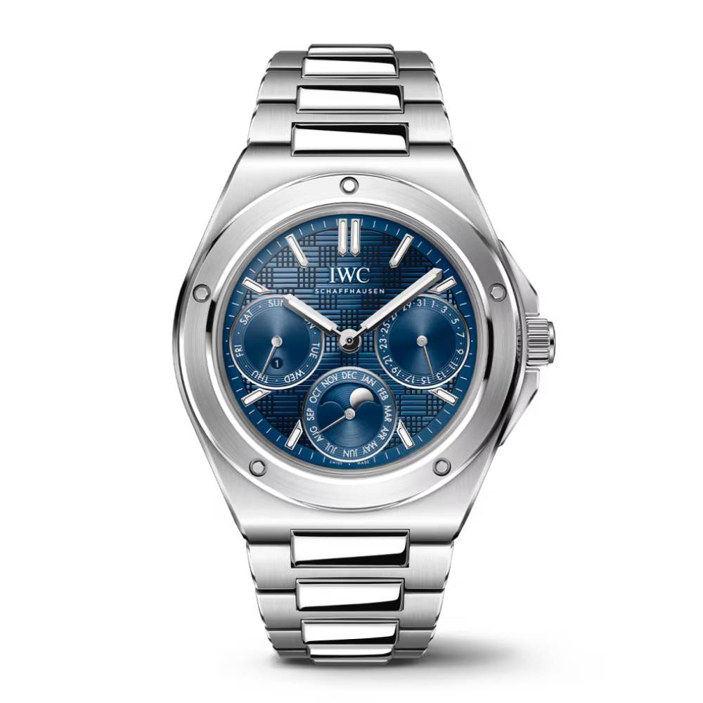 2025 Model IWC Ingenieur Perpetual Calendar 41mm - Ref: IW344903 Blue Dial in Stainless Steel Case