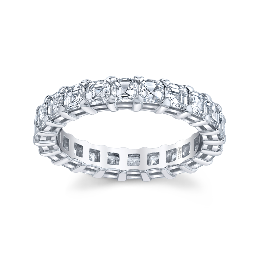 Eternity Asscher .15CT G,H/VS