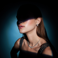 Emerald Cut Diamond Huggies