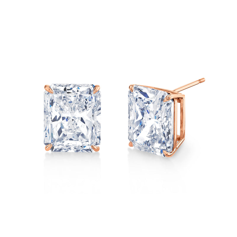 Radiant Diamond Studs