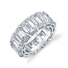 Eternity Cut Diamond Emerald Band