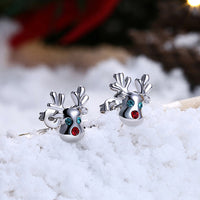 18K Gold Plated Christmas Reindeer Elements Earrings- Multiple Options Available