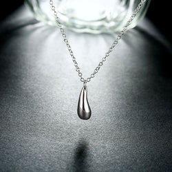 Silver Plating Drop Shaped Necklace