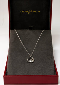 Carrera Y Carrera Aqua Reversible 18K White Gold & Diamonds Pendant
