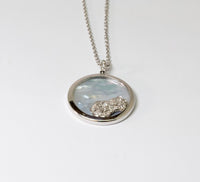 Carrera Y Carrera Baile Garden 18K White Gold & Diamonds Pendant