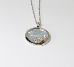 Carrera Y Carrera Baile Garden 18K White Gold & Diamonds Pendant