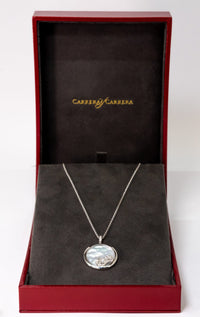 Carrera Y Carrera Baile Garden 18K White Gold & Diamonds Pendant