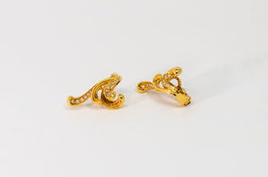 Carrera Y Carrera Origen 18K Yellow Gold and Diamonds Earring