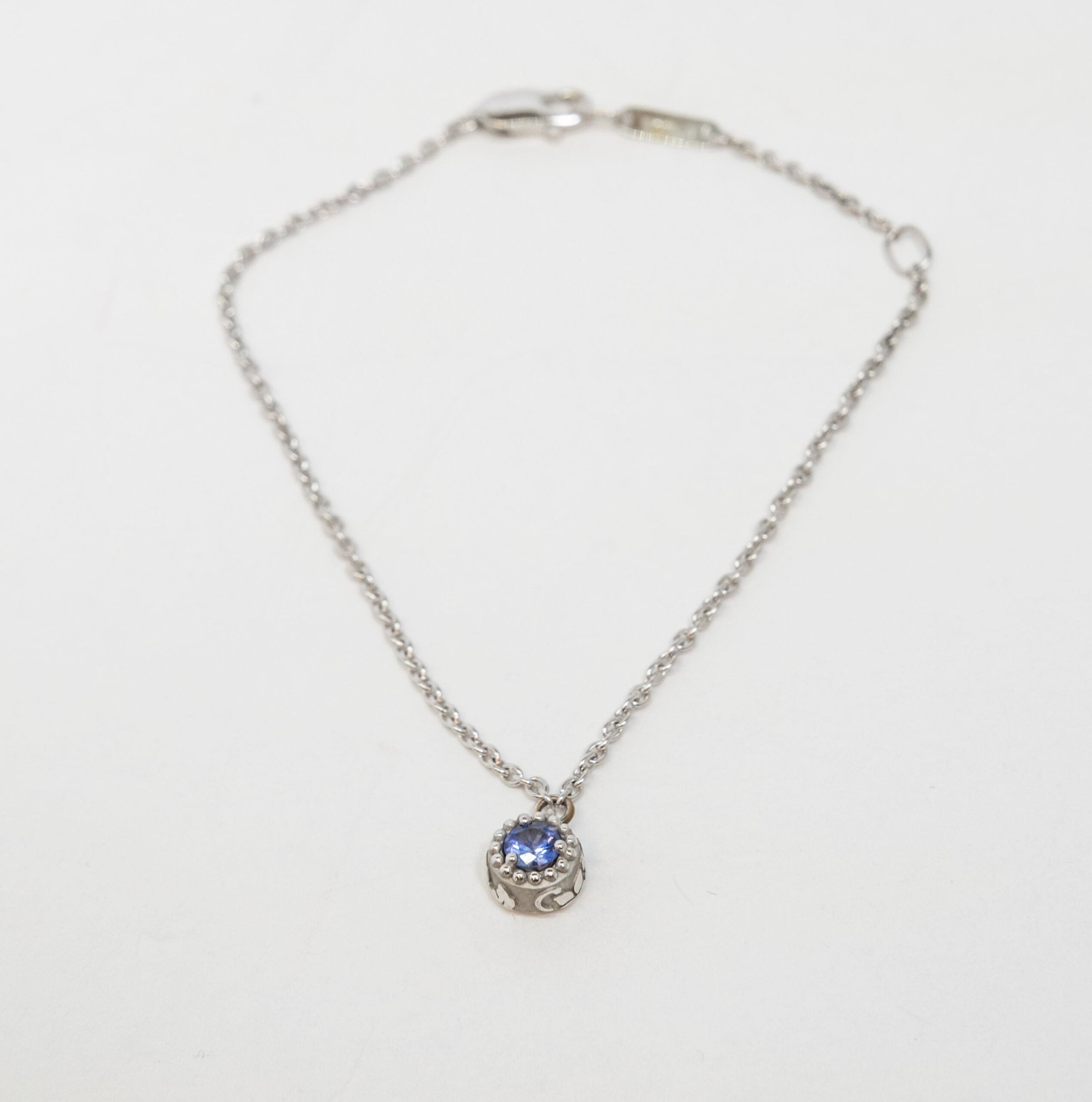 Carrera Y Carrera Emperatriz 18K White Gold & Blue Sapphire Bracelet