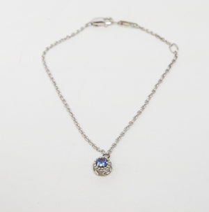 Carrera Y Carrera Emperatriz 18K White Gold & Blue Sapphire Bracelet
