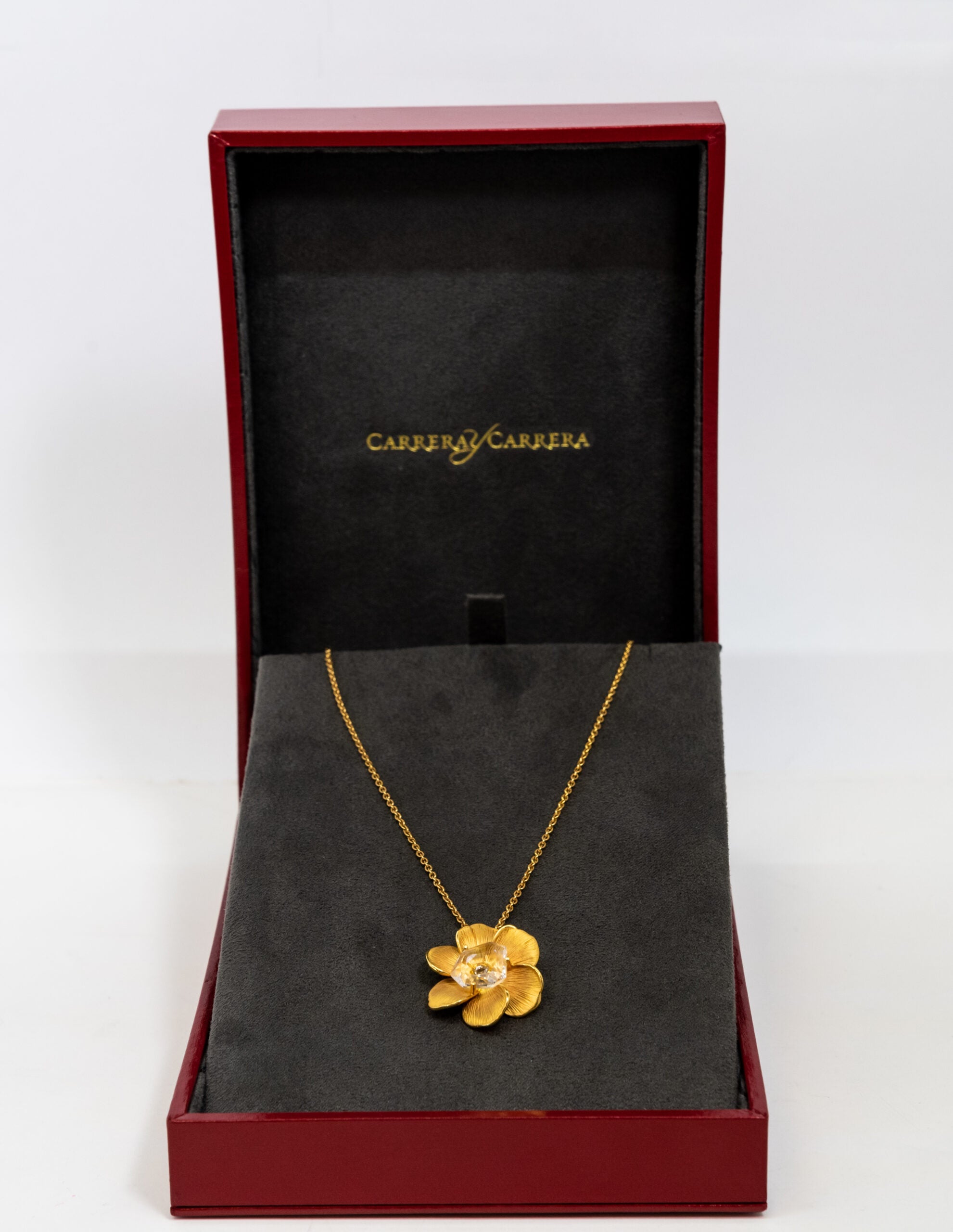Carrera Y Carrera Gardenia 18K Yellow Gold Pendant