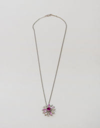 Carrera Y Carrera Gardenia 18K White Gold & Sapphire Pendant