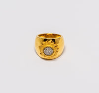 Carrera Y Carrera Sol Y Somb 18K Yellow Gold and Diamonds Ring