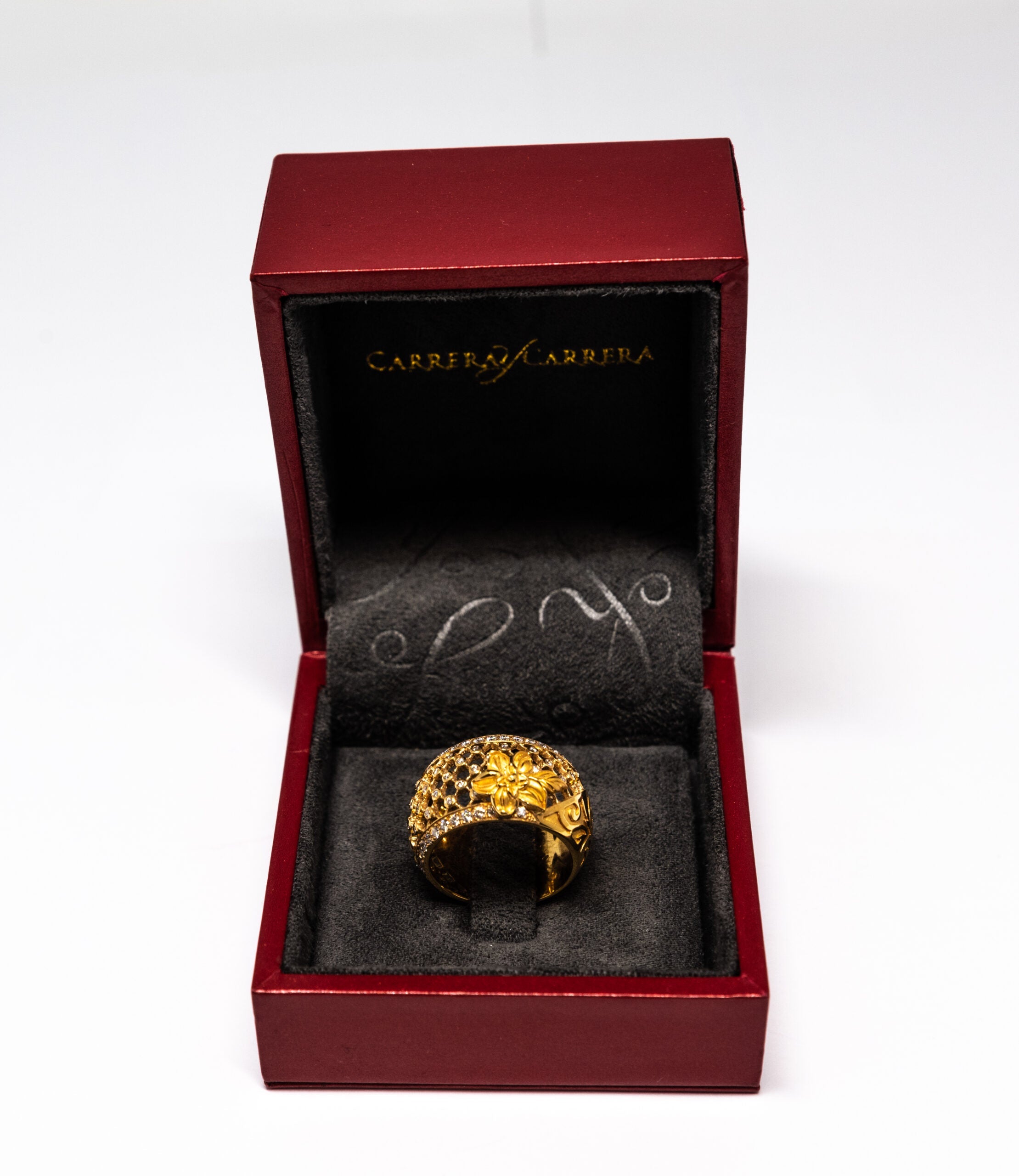 Carrera Y Carrera Sierpes 18K Yellow Gold and Diamonds Ring