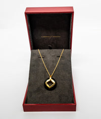 Carrera Y Carrera Granada 18K Yellow Gold and Black Onyx Pendant