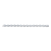 East-West Pear Diamond Bracelet