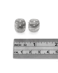 Flush Diamond Satin Gold Cufflinks