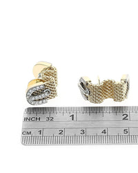 Schilling Vintage Diamond Mesh Cufflinks
