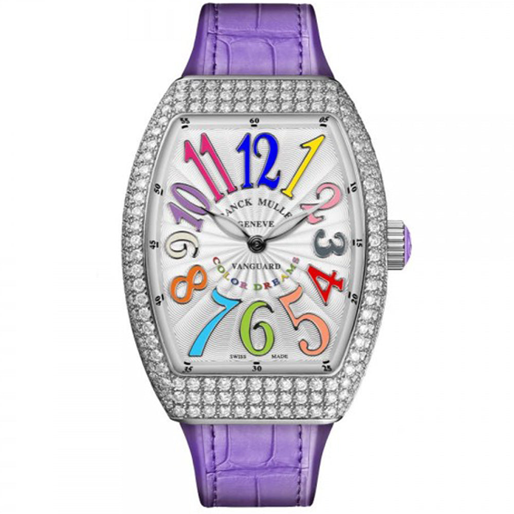 Franck Muller Vanguard Color Dreams 32MM Stainless Steel Quartz V32QZDCODRACE-PR
