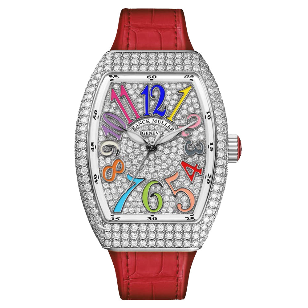 Franck Muller Vanguard Color Dreams 32MM Stainless Steel Quartz V32QZDCDCODRACD-R