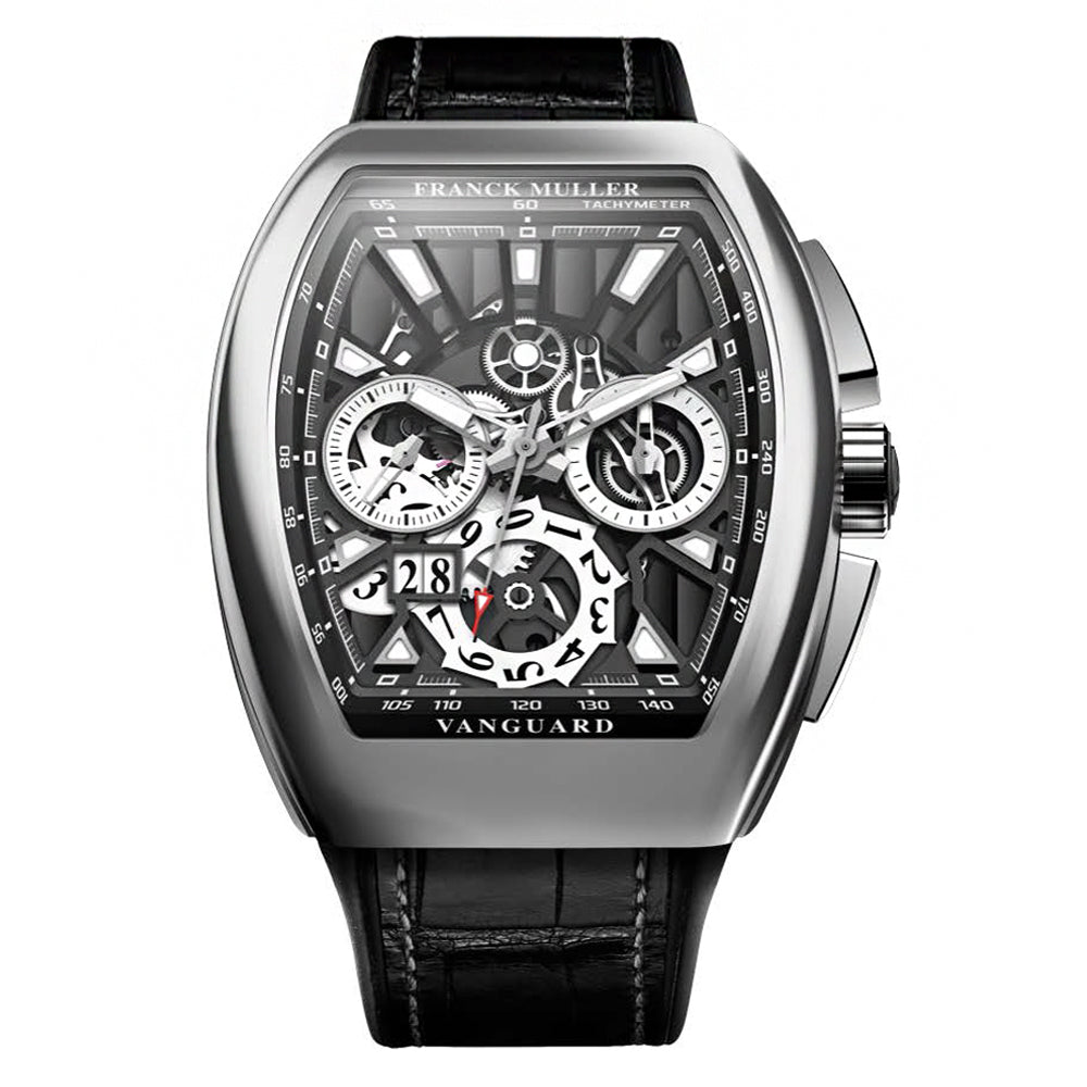 Franck Muller Vanguard Grande Date 44MM Titanium Automatic V45CCGDSQTBRTTSQT