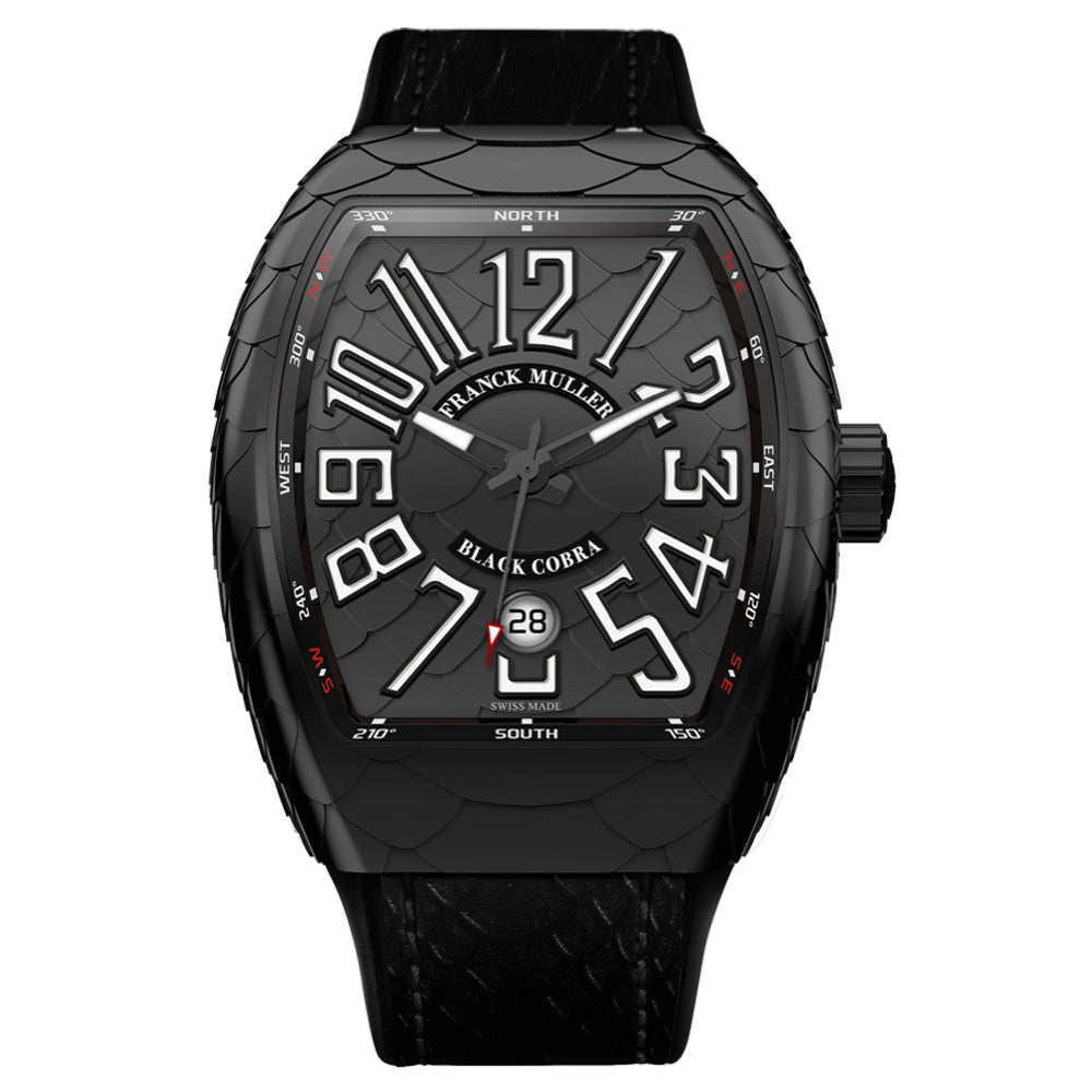 Franck Muller Vanguard Black Cobra 44MM Automatic V45SCBLKCOBACCOB