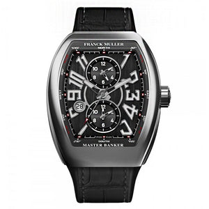 Franck Muller Vanguard Master Banker 44MM Triple Time Zone V45MBSCDTNRACB