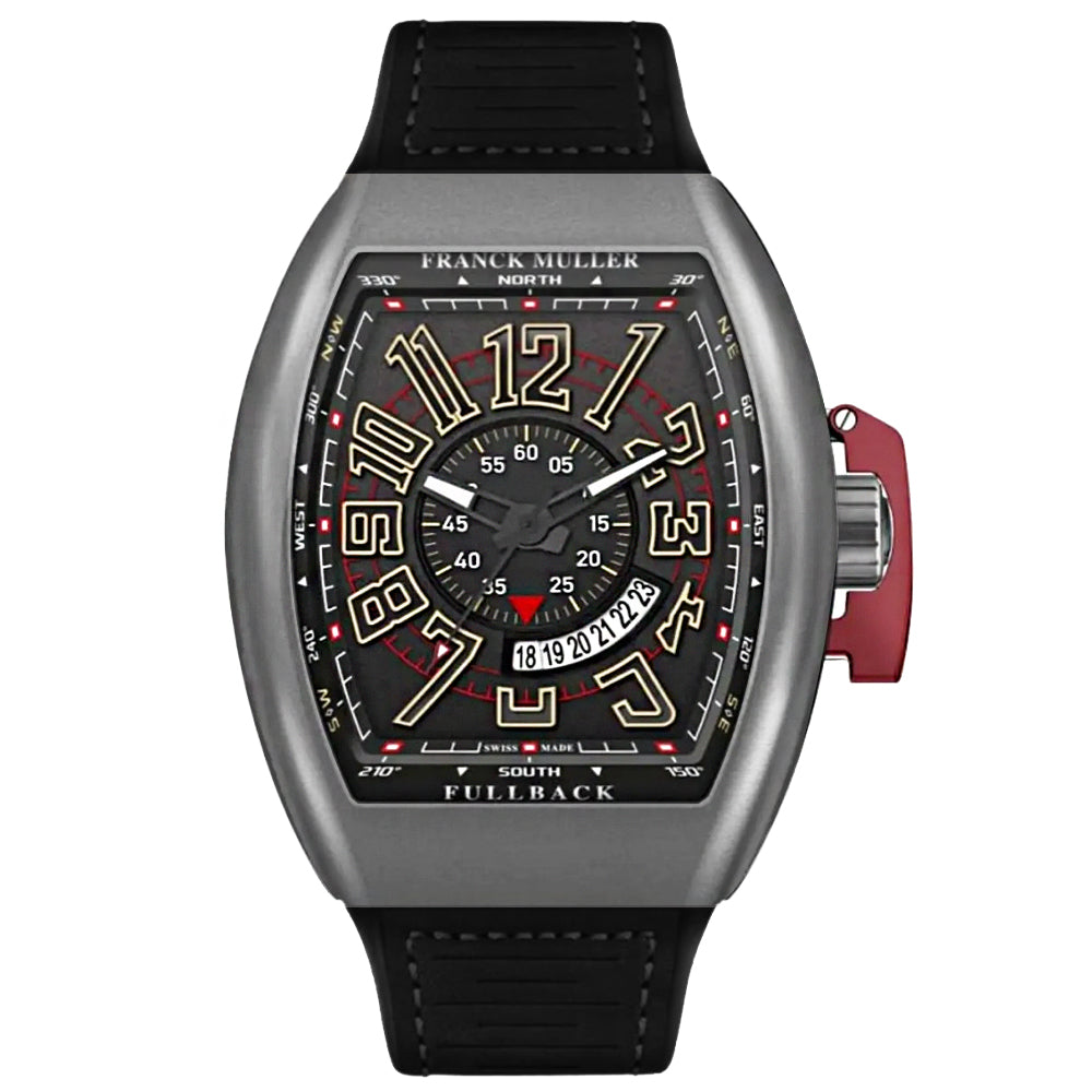 Franck Muller Vanguard Full Back 45MM Titanium Automatic V45SCLCKMCBNTTBSB