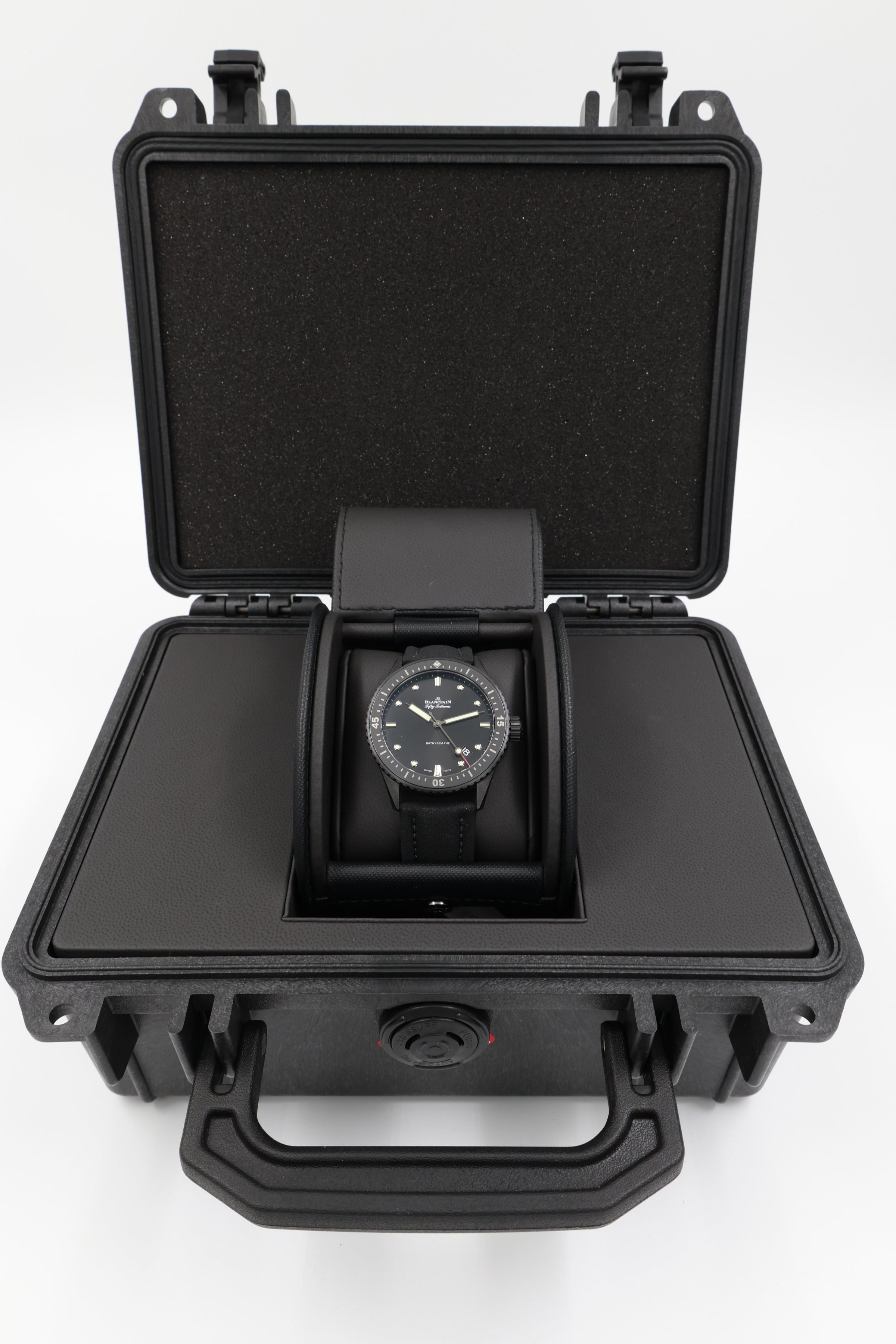 Blancpain - Fifty Fathoms Bathyscaphe - 5000-0130-B52A - Black - Strap - 2023