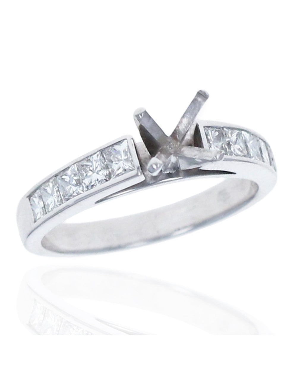 Princess Diamond Semi Mount Ring