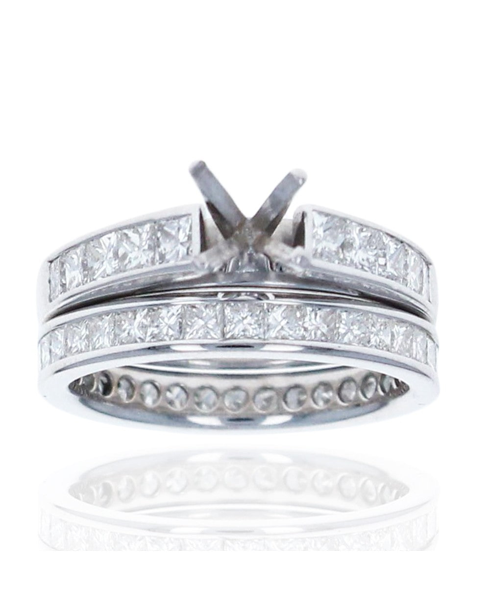 Princess Diamond Semi Mount Ring