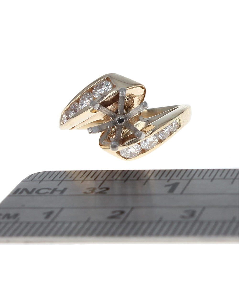 Round Diamond Bypass Semi Mounting