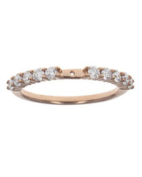 Shared Prong Diamond Semi Mount Ring