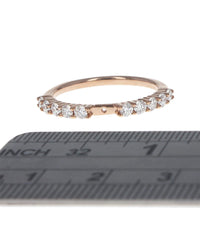 Shared Prong Diamond Semi Mount Ring