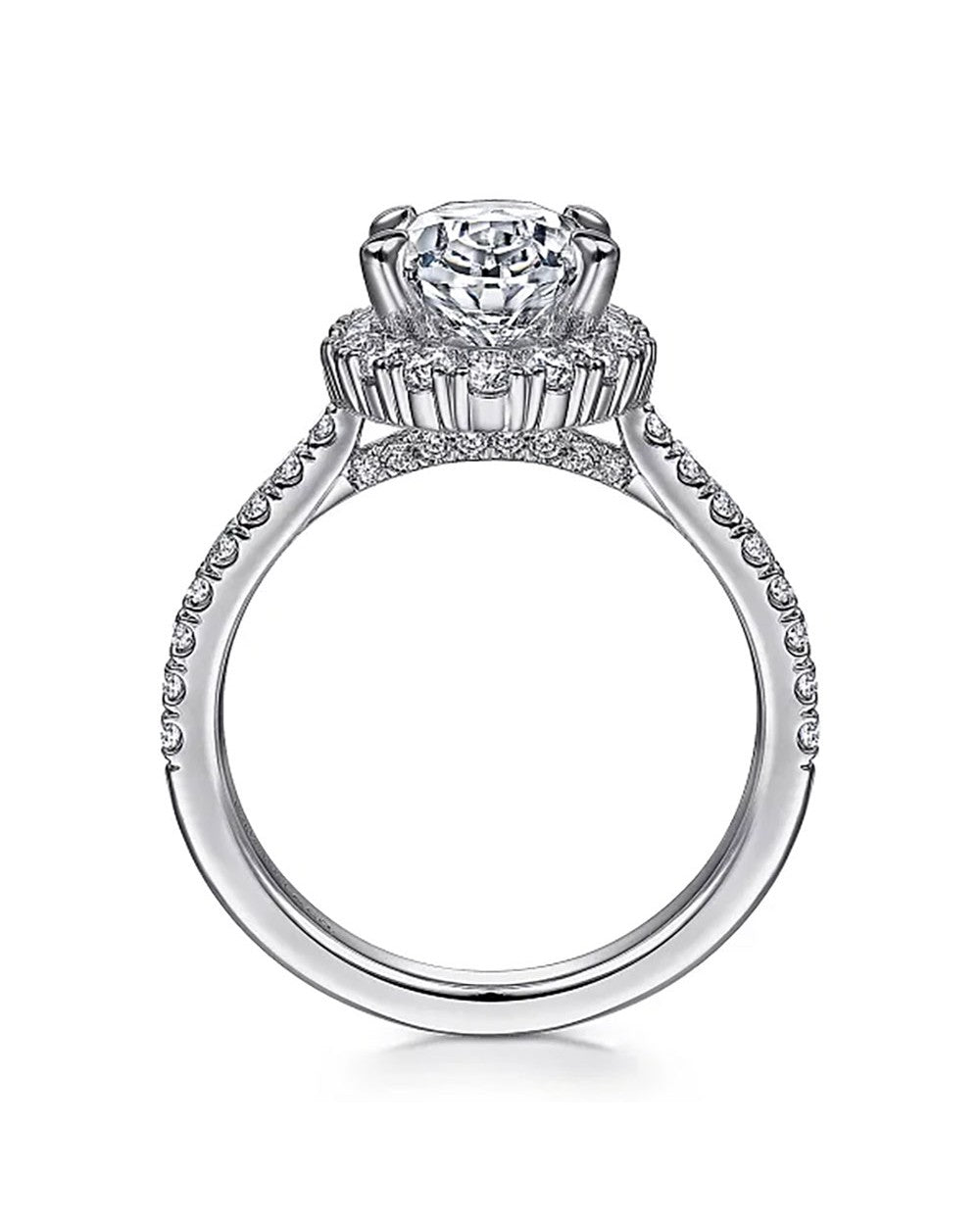 Gabriel & Co.Contemporary Collection Diamond Semi Mount