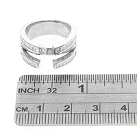 Three Row Princess Diamond Semi Mounting