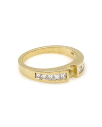 Princess Diamond Engagement Ring Mounting in Gold