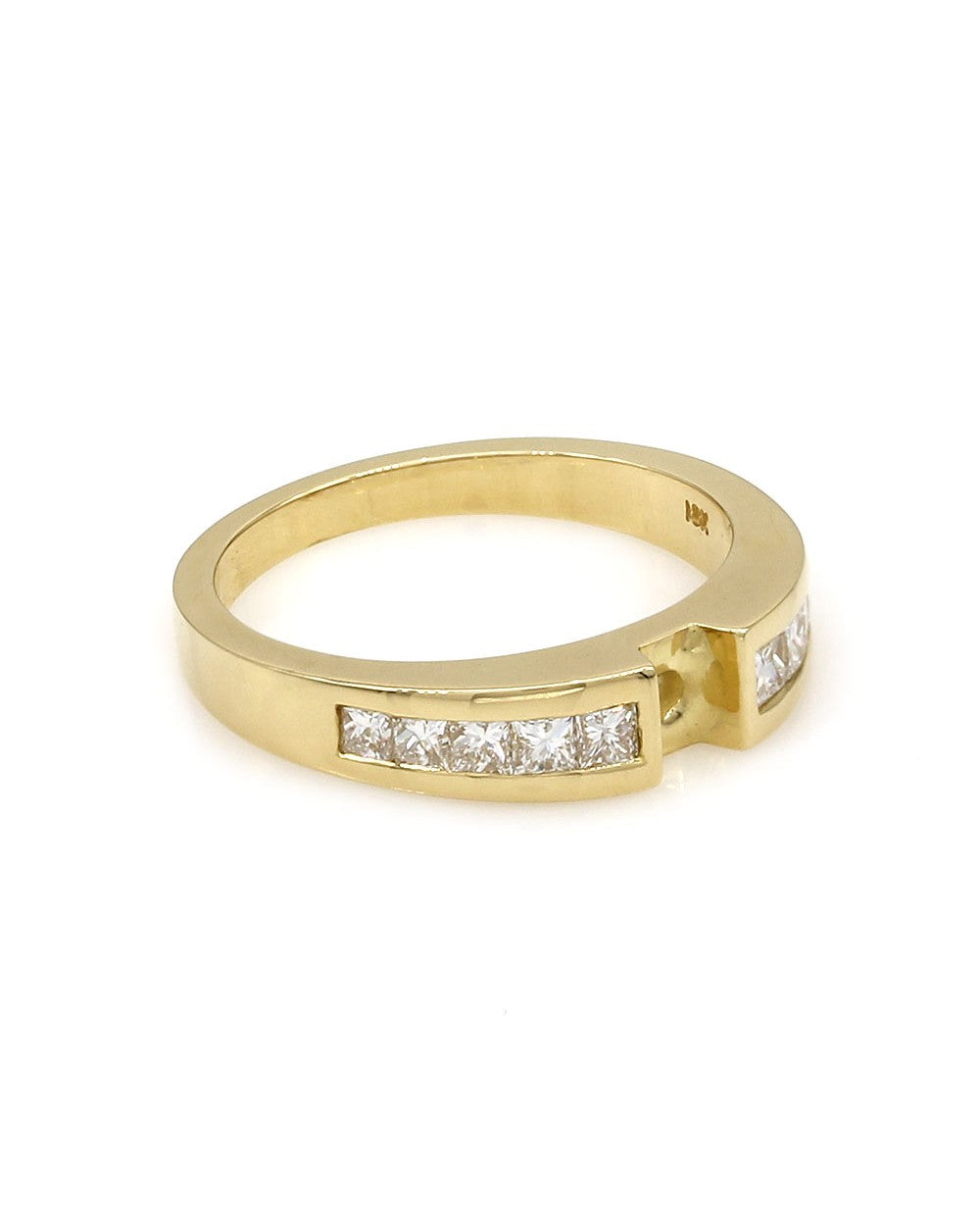 Princess Diamond Engagement Ring Mounting in Gold
