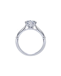 Gabriel & Co. Amavida Solitaire Ring Mounting in 18K White Gold